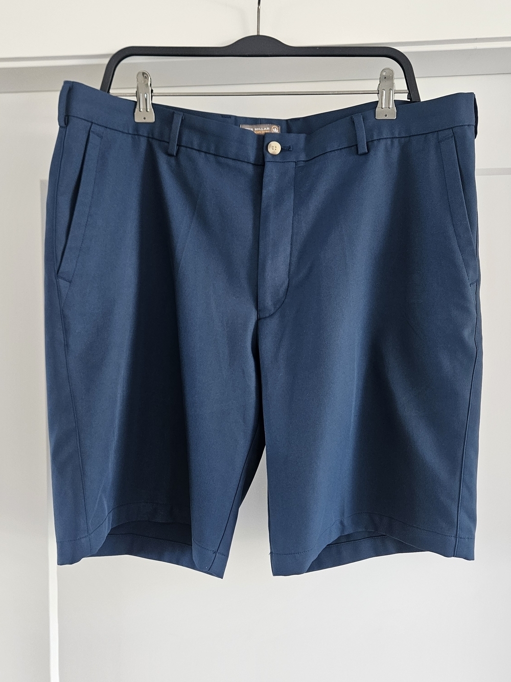 Peter Millar Crown Sport Performance Golf Shorts Mens 38 Blue Wicking Salem